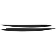 YB - Jeffergarden Un par de cubiertas embellecedoras para párpados y cejas para faros delanteros para Golf 7 gti 2013-2018, color negro