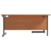 Jemini - Rdl lh Desk 1600x1200 Bch/Blk - KF819615