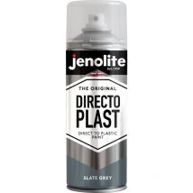 Unbranded - Jenolite Directoplast Multi-Surface Paint - Slate Grey Gloss - 400ml Spray Can