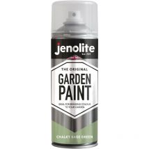 Multi-Surface Garden Furniture Paint - Chalky Sage Green - 400ml Spray Can - 3-Pack - Jenolite