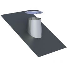 Dw-eco 2.0 Dachdurchführung 26-35° mit Bleirand und Wetterkragen, Konus 150 mm Edelstahl - Jeremias