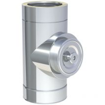 Dw-eco 2.0 Revisionselement rund, Deckel mit Sterngriff (bis 600°C/N1) Edelstahl - Jeremias