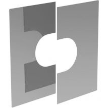 Dw-eco 2.0 Wand-/Deckenblende zweiteilig 0-30° Edelstahl - Jeremias