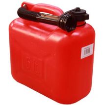 Jerrican plastique rouge Norme un 5L