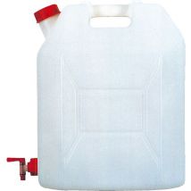 Mobil Plastic - Bidón de plástico con grifo - 20 l - 30x19x42 cm
