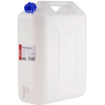 Jerrican Eau En Plastique 20l, Blanc