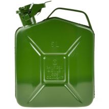 Jerrican essence en métal avec bouchon hermétique 5 l