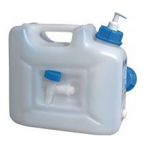 Hünersdorff - Jerricane à eau 12 l hdpe robinet vid.+ distr.à pompe H310x165xP350mm