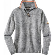 Terratrendjob - Jersey de trabajo gris abigarrado Talla .s