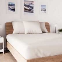 Drap housse en coton 140x190 cm jersey lin, par Soleil d'ocre