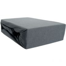 Cofi 1453 - Jersey Spannbettlaken 100% Baumwolle 200-200x220 Cm + 40 Cm Rundumgummizug Orange