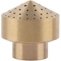 Jet de buse de Fontaine d'eau d'arrosage d'étang, tête de pulvérisation en Laiton pour étang de Jardin, Piscine, décoration de rocaille(3/4")