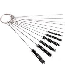 Jet de carburateur de voiture et moto, outil de nettoyage, 6 aiguilles de nettoyage + 6 brosses, kits d'accessoires d'entretien de moteur automobile