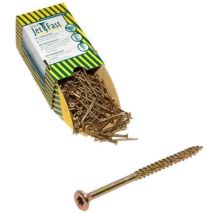 Sanundo - Jet-fast Spanplattenschrauben Tx20 4,0x60 Gelb Verzinkt 200 Stck/paket
