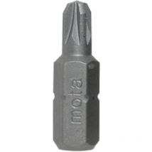 Jeu 10 embouts pozidriv 2x25mm 1/4' acier bpz225 Mota
