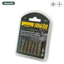Mota - Jeu 6 Embouts De Vissage Phillips 1-2-3unit. 1-2-3 x 25mm Bpj1