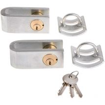 Jeu Serrures Ciseaux Fermeture 40 mm.