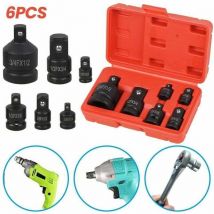 Lablanc - 6 Pcs Jeu de Douilles Adaptateurs, Adaptateurs de Convertisseur de Douilles à Chocs,Adaptateurs pour Clé à Douille Réducteurs, Adaptateur