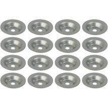 Lot 16 coupelles acier fixation de bâche