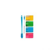 Ensemble de 2 brosses de nettoyage de bouteilles - Couleurs assorties