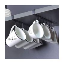 Jeu de 2 crochets pour armoires Crochets pour armoires Porte-bagages Crochets multifonctionnels Outils de cuisine Attaches Ceintures Foulards