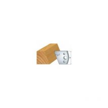 Luxoutils - 001: Jeu de 2 fers 40mm chanfrein 22° pour porte outils 40 et 50mm