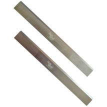 2 X Fers de Rechange pour Raboteuse ou Dégauchisseuse - Lames de Rabot Réaffutables - 200 x 20 x 2.5 mm - Outil de Travail du Bois Dur ou Bois Tendre