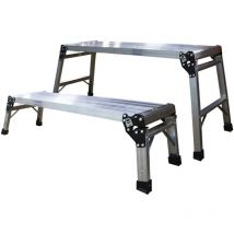 JBM - 50656 jeu de 2 plate-forme de travail en aluminium