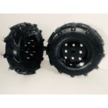 Electropower - Jeu de 2 roues pour motoculteur 410 mm