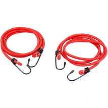 Jeu de 2 sandows crochet métal diamètre 8mm longueur 1m Hanger 100305