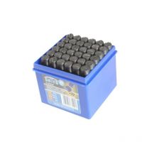 Chiffres et lettres 6 mm a frapper - lot de 36