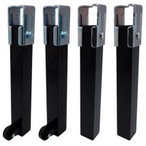 Jeu De 4 Pieds Somiier Pt25 40x30x260mm c/r Ne 96405 Micel