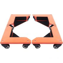 Jeu de 4 roulettes pour meubles, roulettes de transport pour meubles, roulettes de transport pour meubles, capacité de charge maximale de 650 kg,