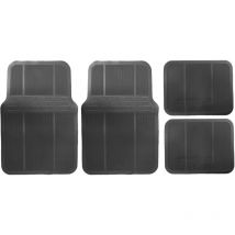Lot de 4 tapis de voiture Avant / arrière noir