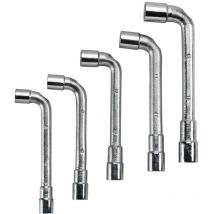 Einhell 49470150 Jeu de 5 clés tubulaires coudées 8/9/10/11/13 mm - KWB