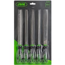 Jbm 51853 Jeu De 5 Limes En Acier