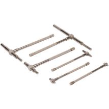 Jeu de 6 calibres télescopiques 8 - 150 mm Silverline 675092