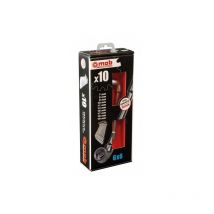 Mob - Jeu de clés à pipe 6x6 et 6x12 pans en coffret - 7-8-9-10-11-13-16-17-18-19 mm