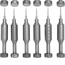 Jeu de 6 tournevis magnétiques de précision pour réparer téléphones, montres, tablettes