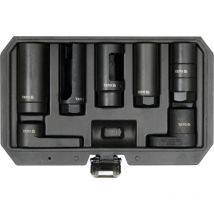 Jeu de 7 douilles 1/2 et 3/8 a choc assorties pour sondes lambda dites a oxygene