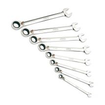 Sam Outillage - jeu de 8 cles mixtes a cliquet 8 a 19 mm 50CJ8 19