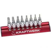 Jeu de 8 douilles-embouts tx magalu 1/4' Kraftwerk 105099