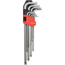 Cles torx extra longues expert t10 à t50 - jeu de 9 cles