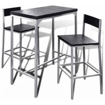 Ensemble de bar à petit-déjeuner Vidaxl