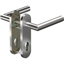 Poignée de porte d'intérieur – Garniture courte CORE+ 8906 – 8 mm – Entraxe 72 mm – OGRO