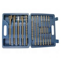 Zestaw dłut i wierteł 17ele.