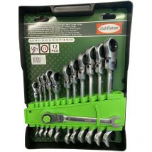 Stahlkaiser - Jeu de clés mixtes à cliquet 13604