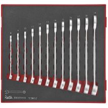 Tengtools - Jeu de clés mixtes hip-grip Foam2 tray 8- 19mm 12 pièces Teng Tools TED8012