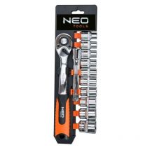 Neo Tools - Jeu de cliquet + douilles 1/2 12 pièces 08-654