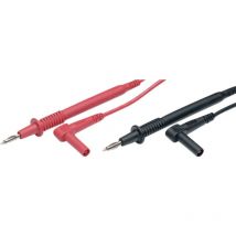 Appa - Jeu de cordons de test ATL2 1,2 m Rouge + Noir Pu = 2 pièces